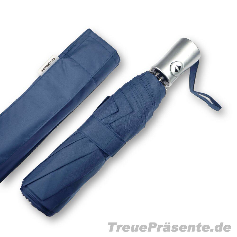 Samsonite Automatik-Schirm blau