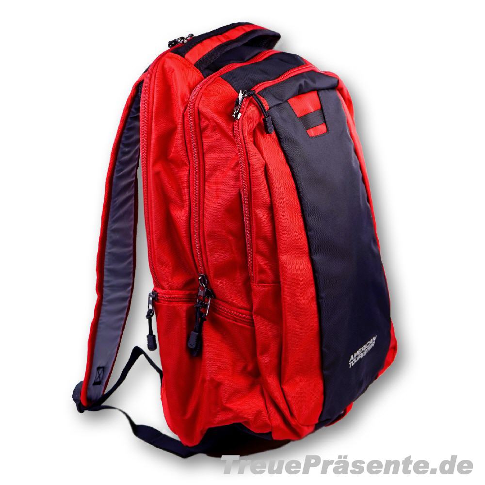 Marken-Rucksack mit Laptopfach rot