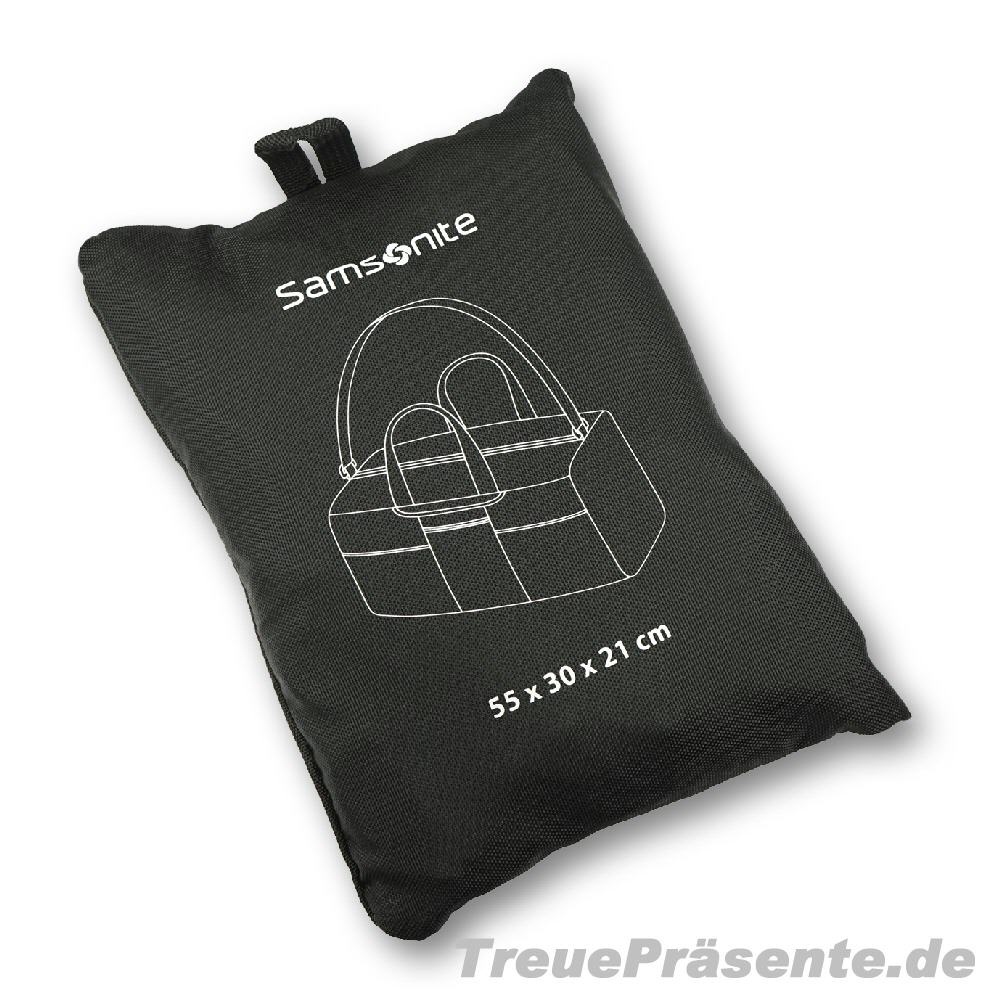 Faltbare Reisetasche schwarz