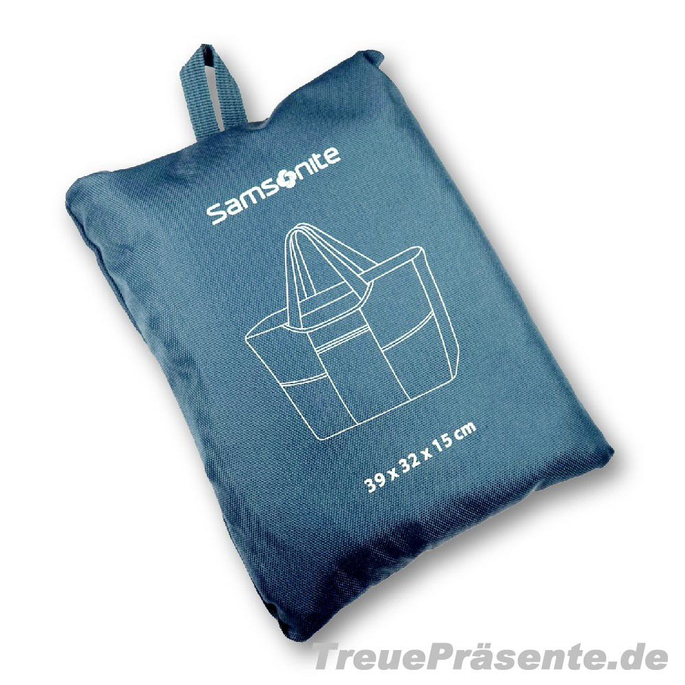 Faltbare Tasche blau