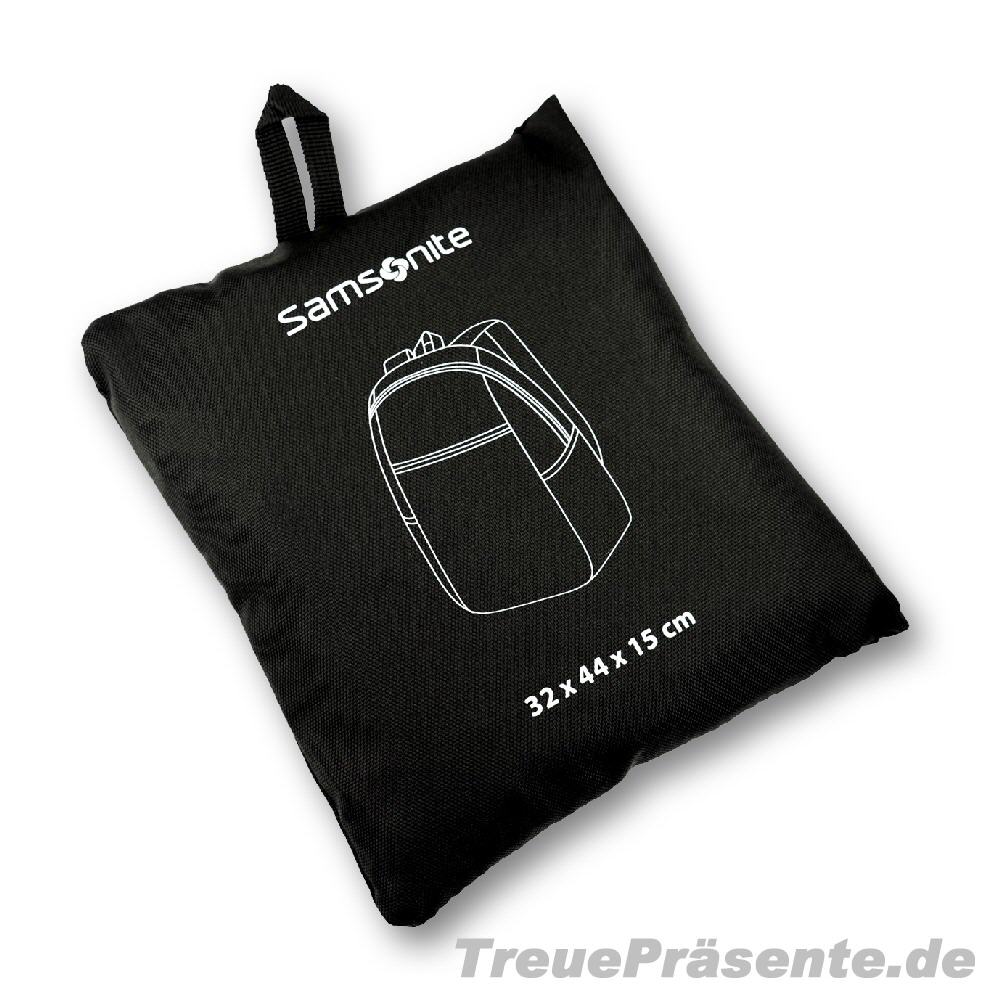 Faltbarer Rucksack schwarz