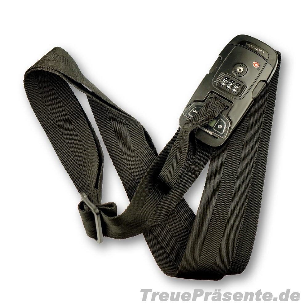 Samsonite Exklusiv-Koffergurt mit Waage