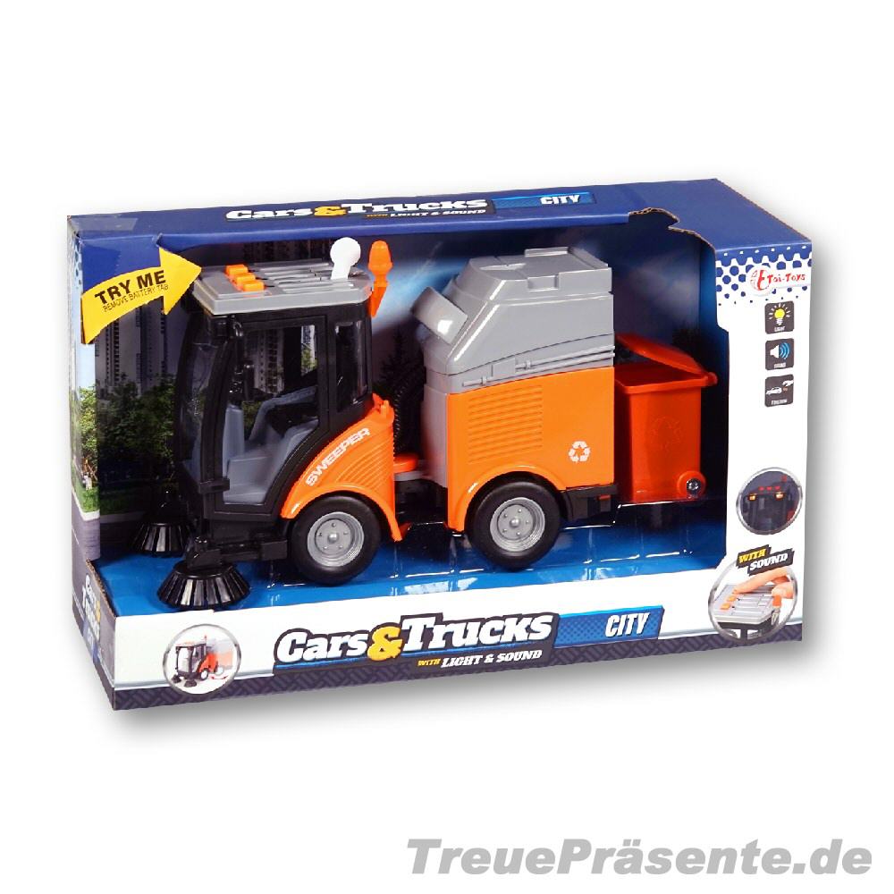 Kehrmaschine Licht und Ton