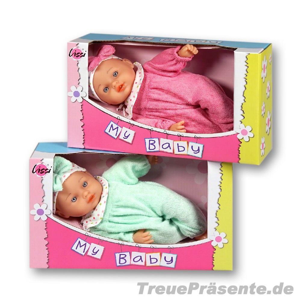 Baby-Puppen im Karton