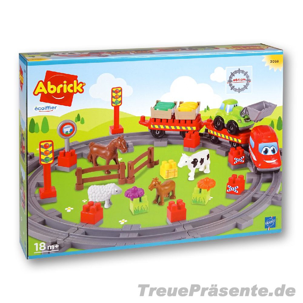 Spielset Eisenbahn mit Deko