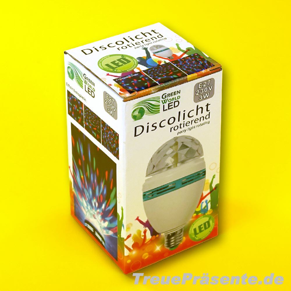 Discokugel rotierend E27-Fassung