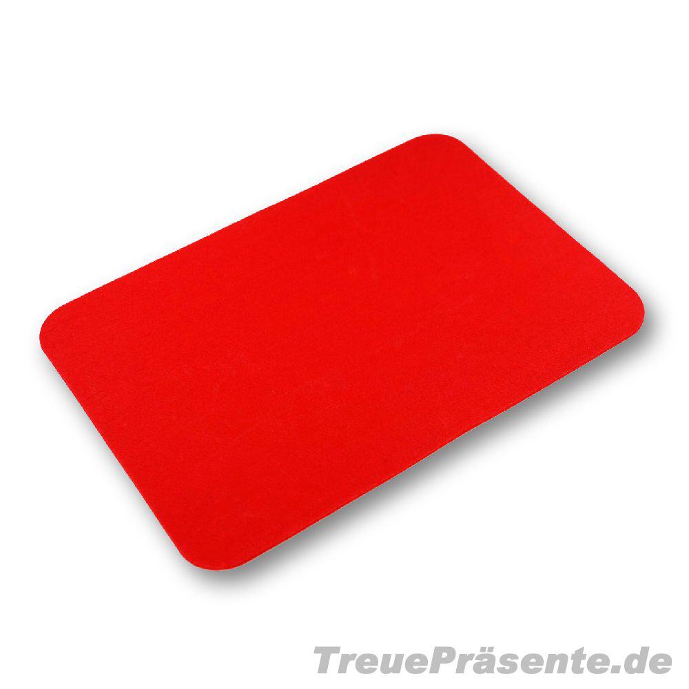 Filz-Platzset rot