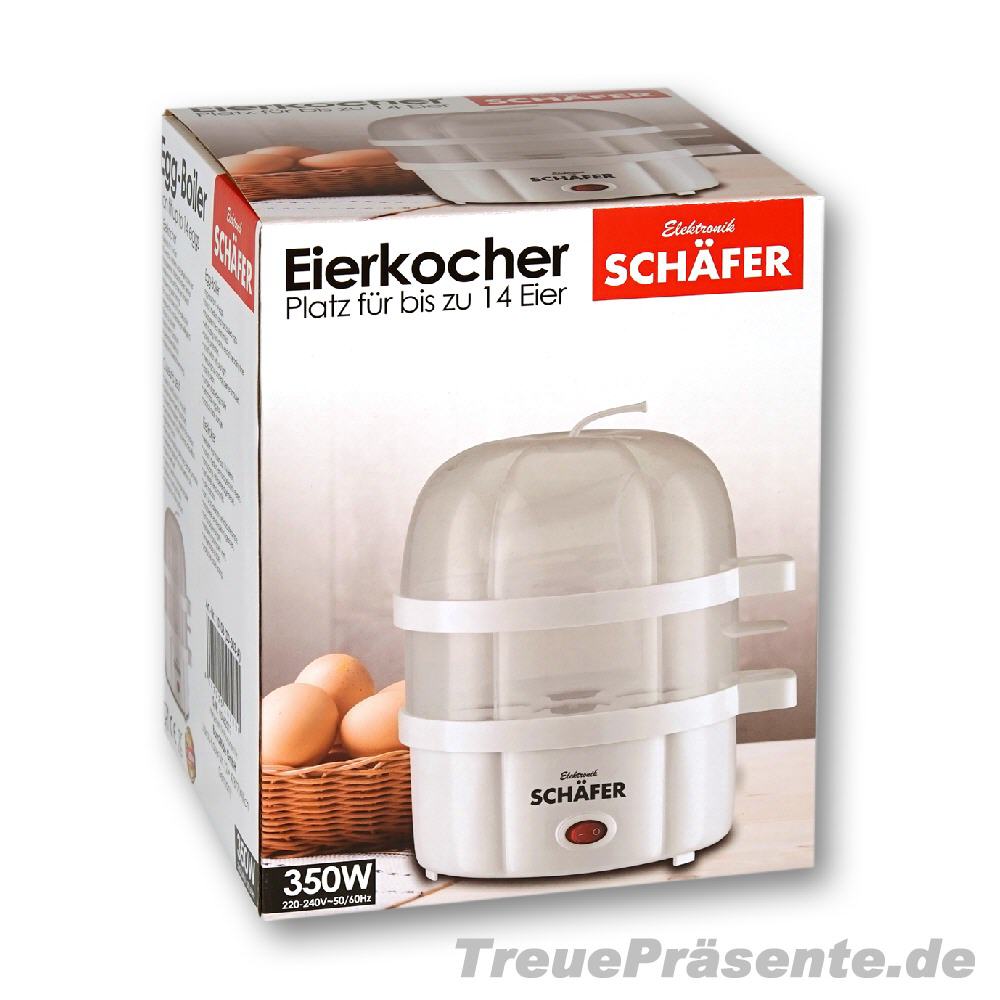 Eierkocher für bis zu 14 Eier