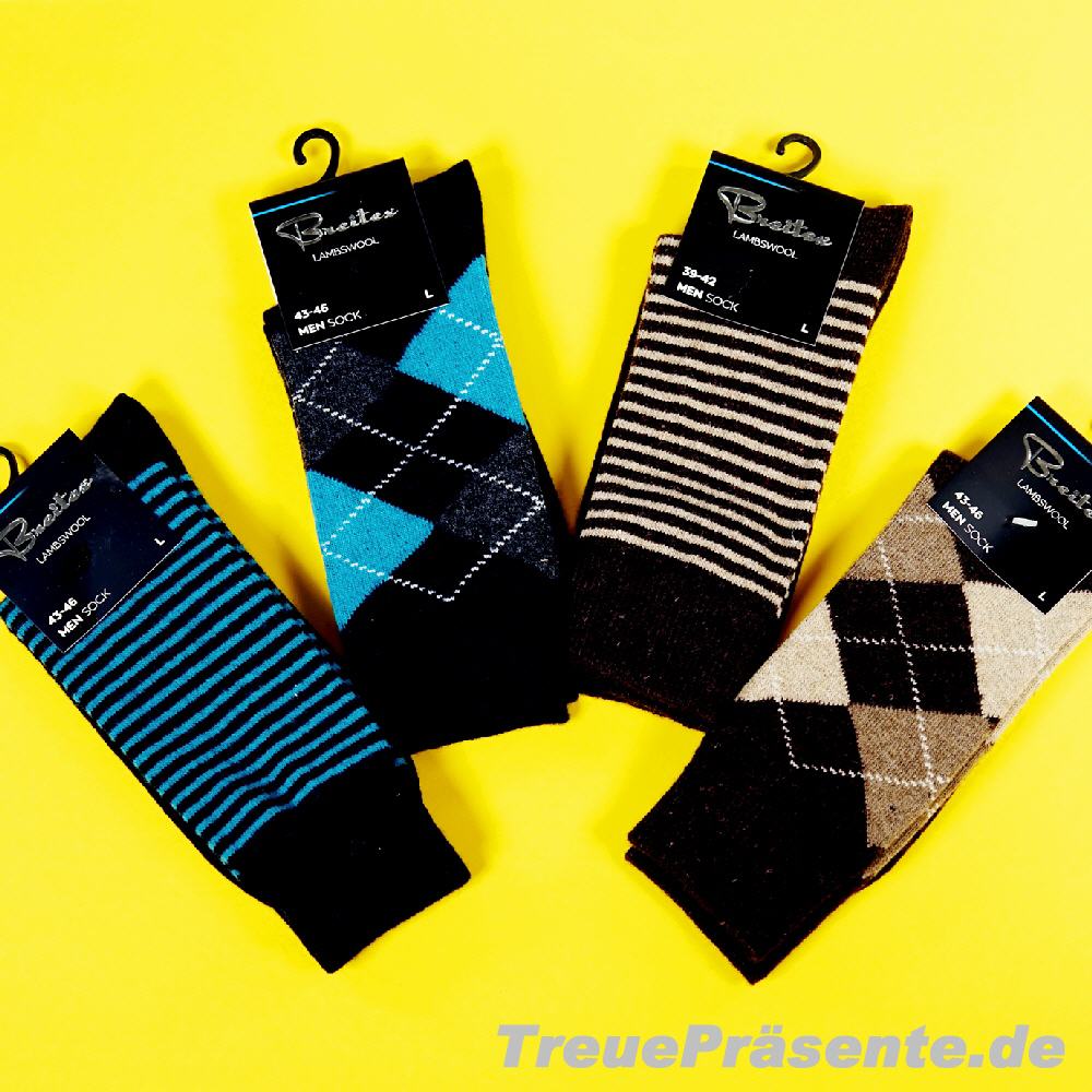 Herrensocken Lambswool sortiert