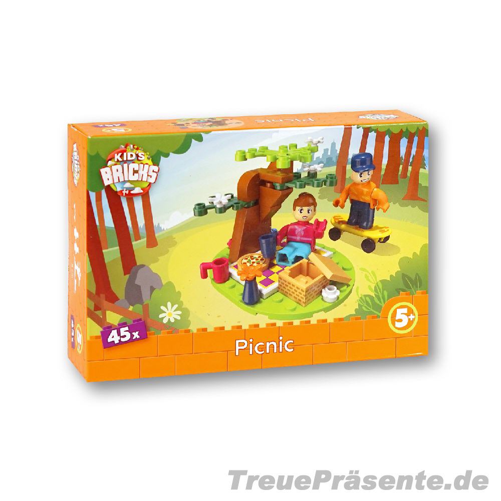 Steckbausteine Picknick 45teilig
