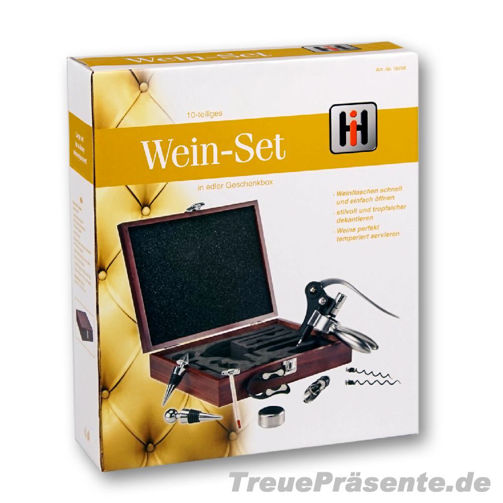 Weinset in Schatulle 10teilig