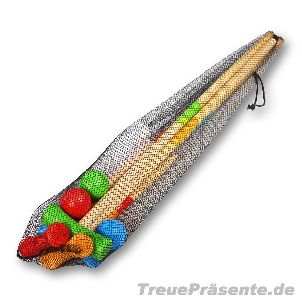 Krocket-Spielset aus Holz