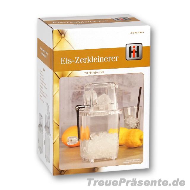 Ice-Crusher mit Handkurbel