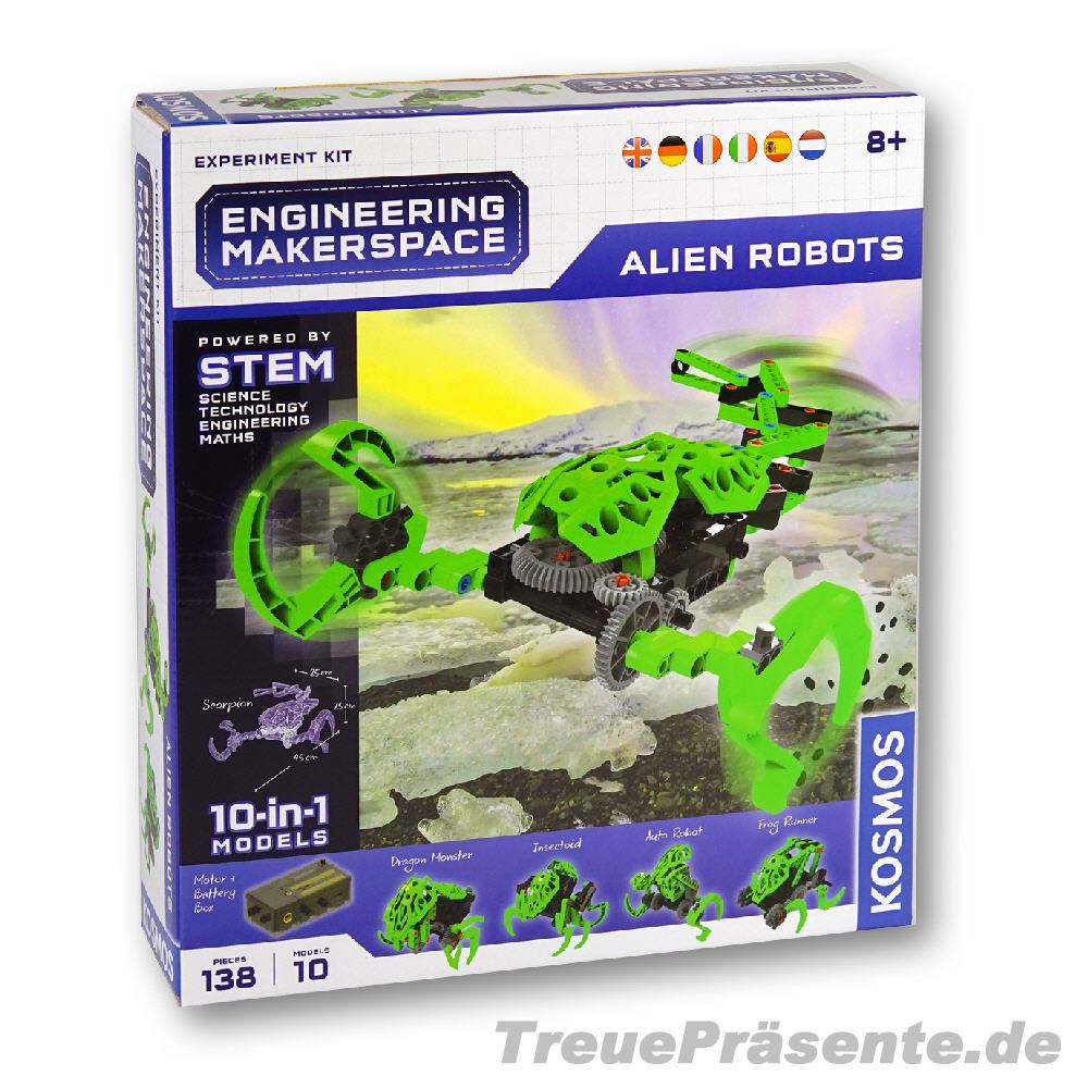 Baukasten Alien-Roboter 10in1