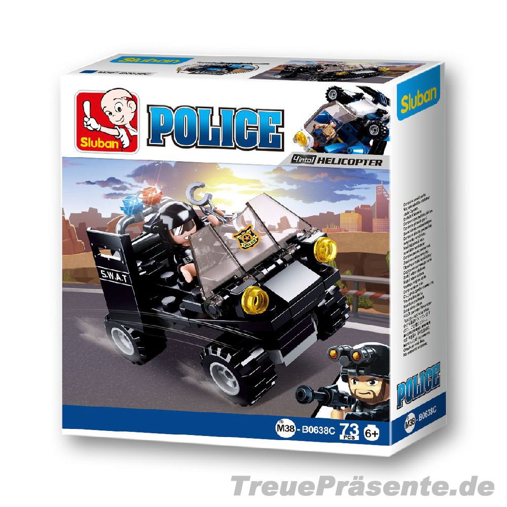 Steckbaukasten Einsatzfahrzeug Polizei