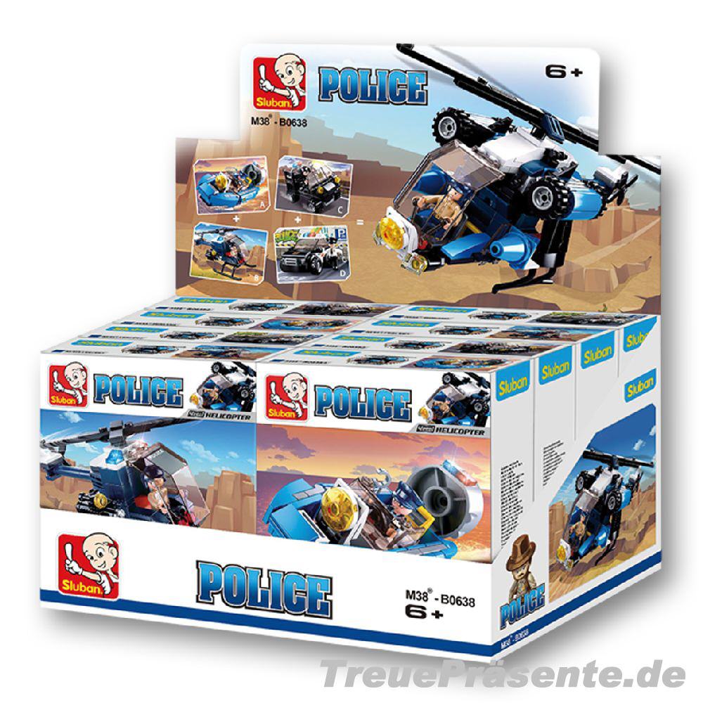 Steckbaukasten Polizei-Display