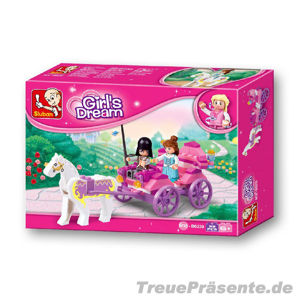 Steckbaukasten Prinzessinnen-Kutsche