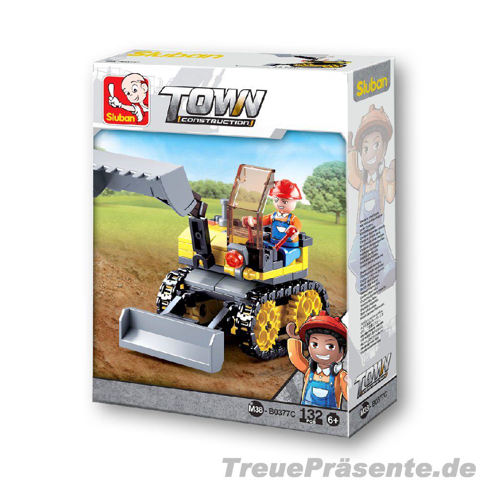 Steckbaukasten Bagger