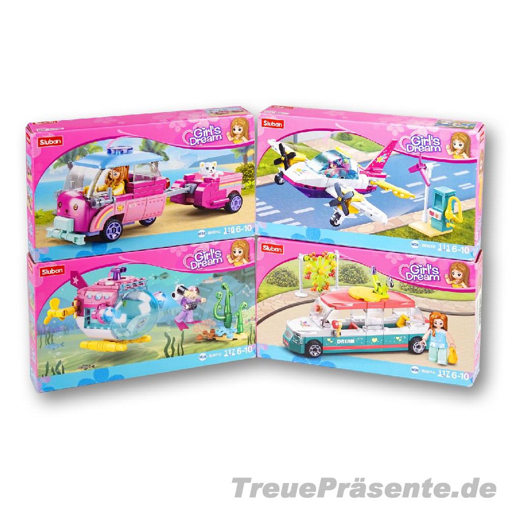 Fahrzeuge Mädchen Klemmbausteine