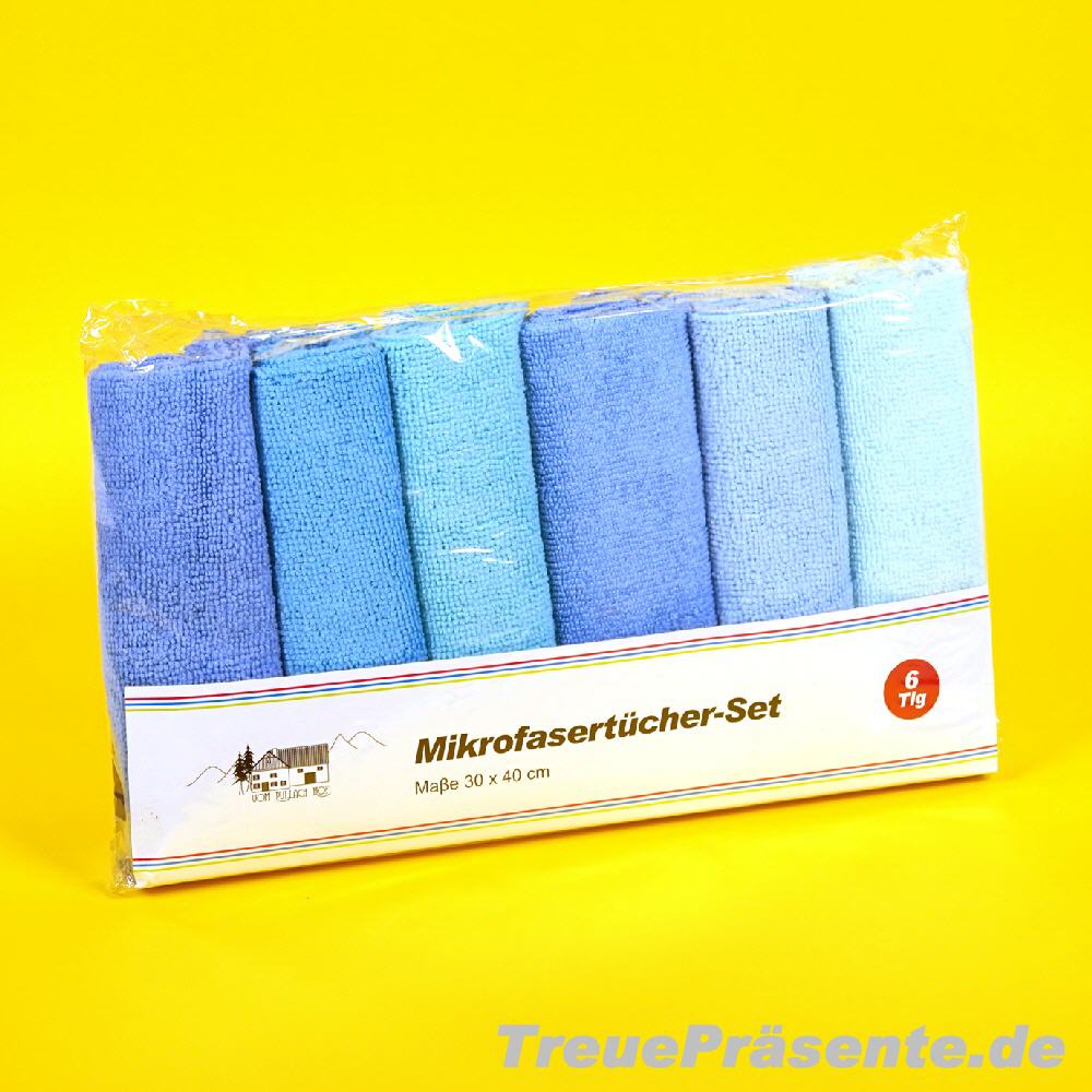 6er-Set Mikrofasertücher