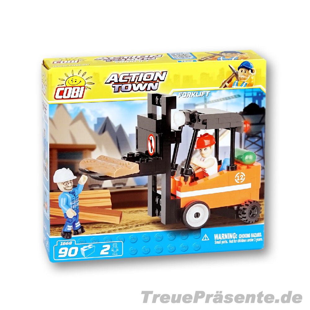 Steckbaukasten Gabelstapler