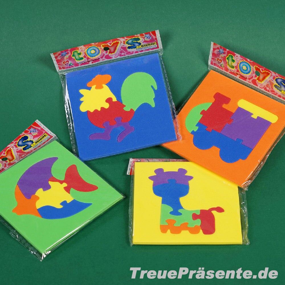 Weich-Puzzle 10 x 10 cm Motive sortiert