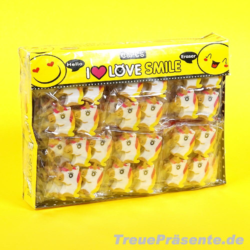 Einhorn Radiergummi 4er-Set