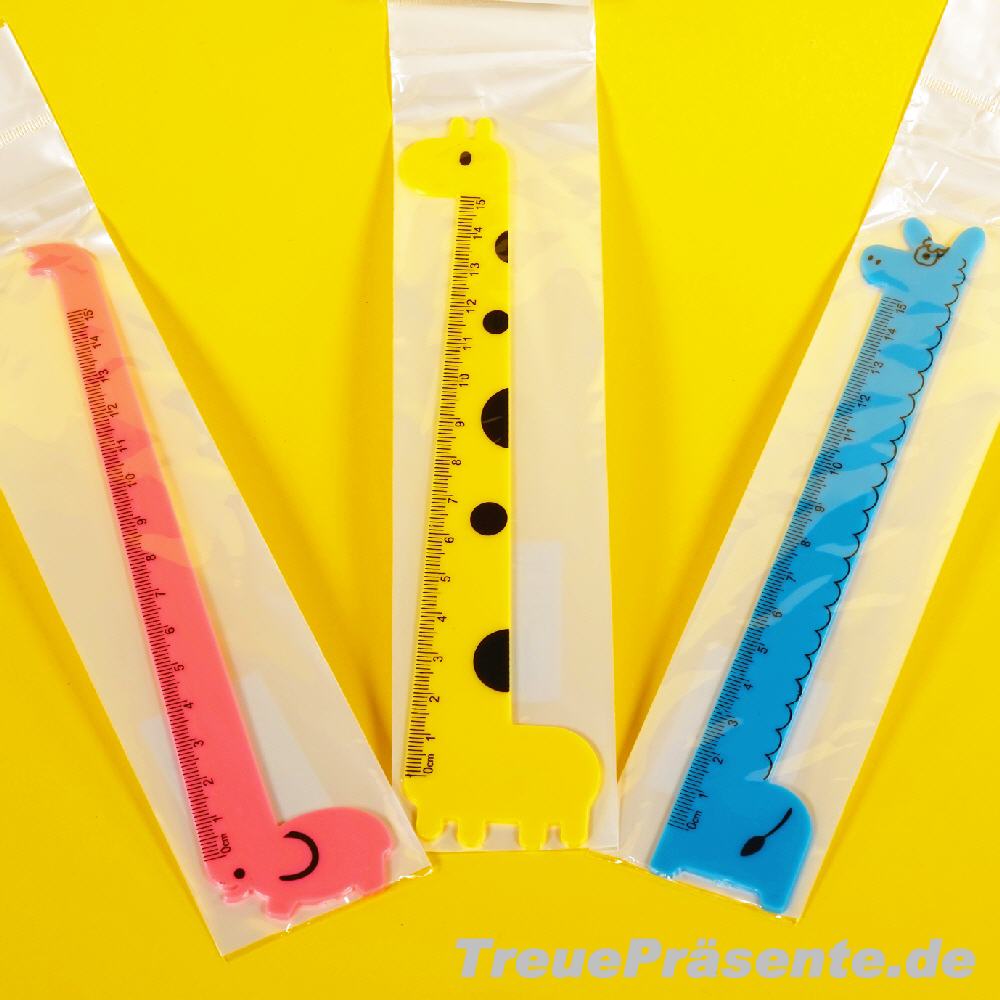 Lineal lustige Tiere sortiert 15 cm