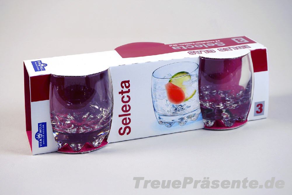 TreuePräsent Whiskey Gläser 3er-Set