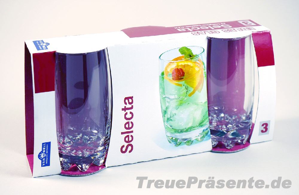 TreuePräsent Trinkgläser 3er-Set