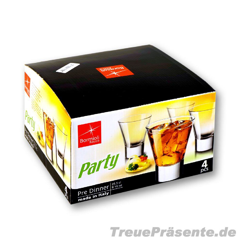 TreuePräsent Party-Gläser-Set 25 cl