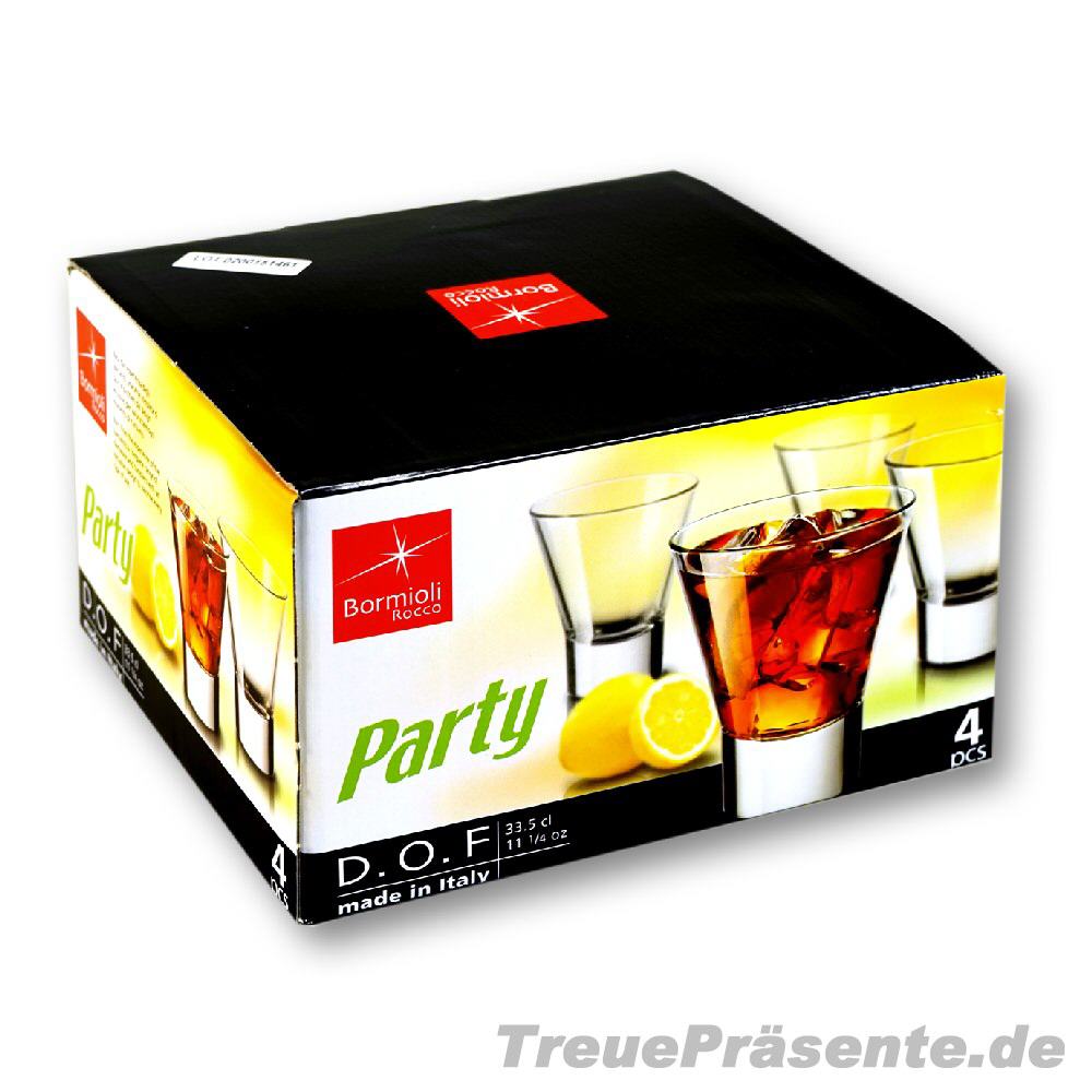 TreuePräsent Party-Gläser-Set 33 cl