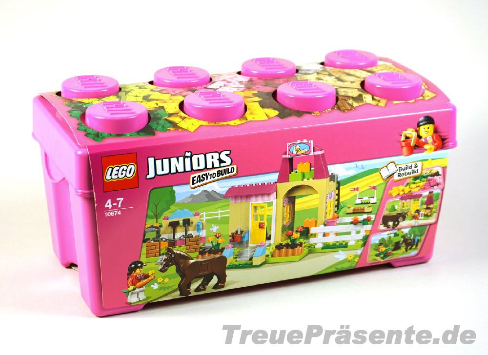 TreuePräsent Lego Juniors Box pink