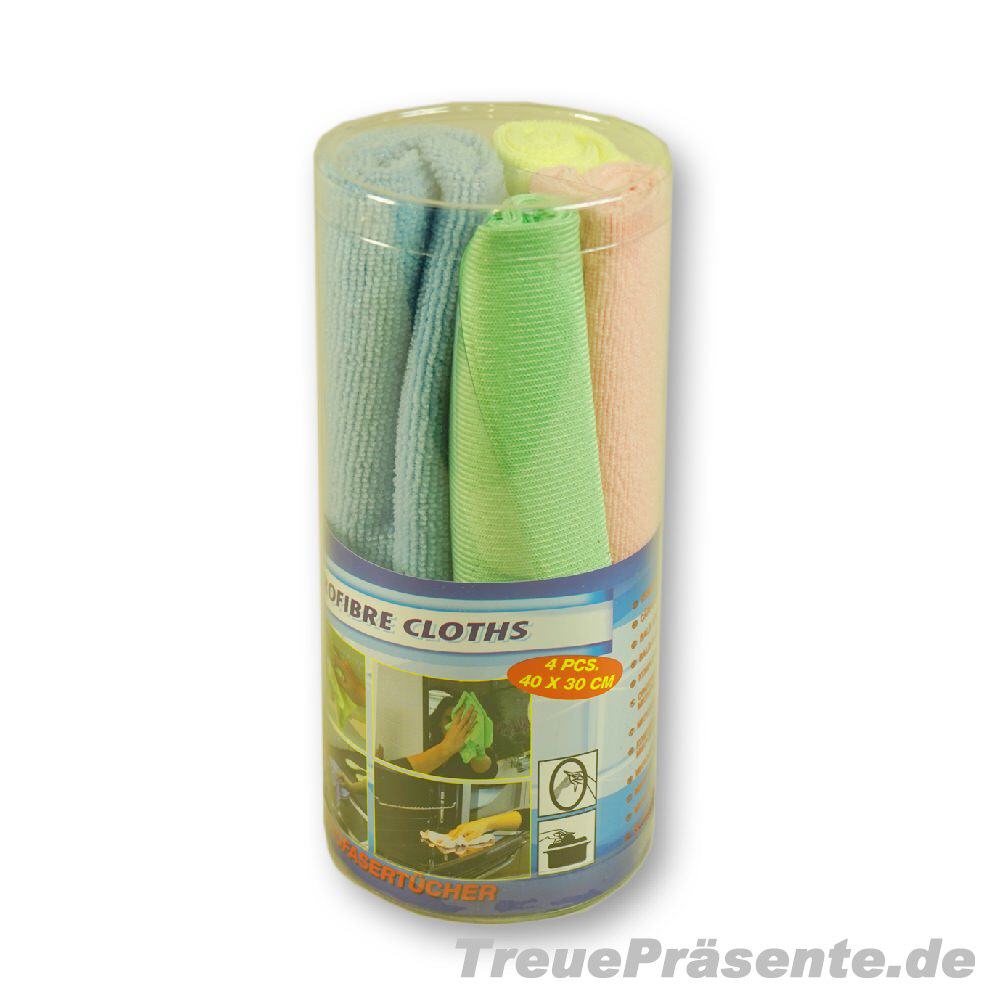 TreuePräsent Microfasertücher 4er-Set