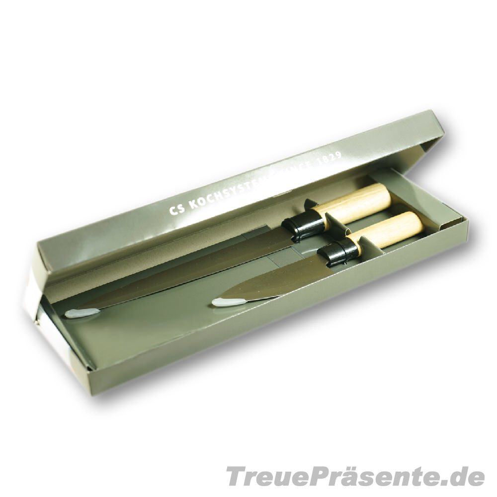 TreuePräsent Japanisches Messerset 2 Teile