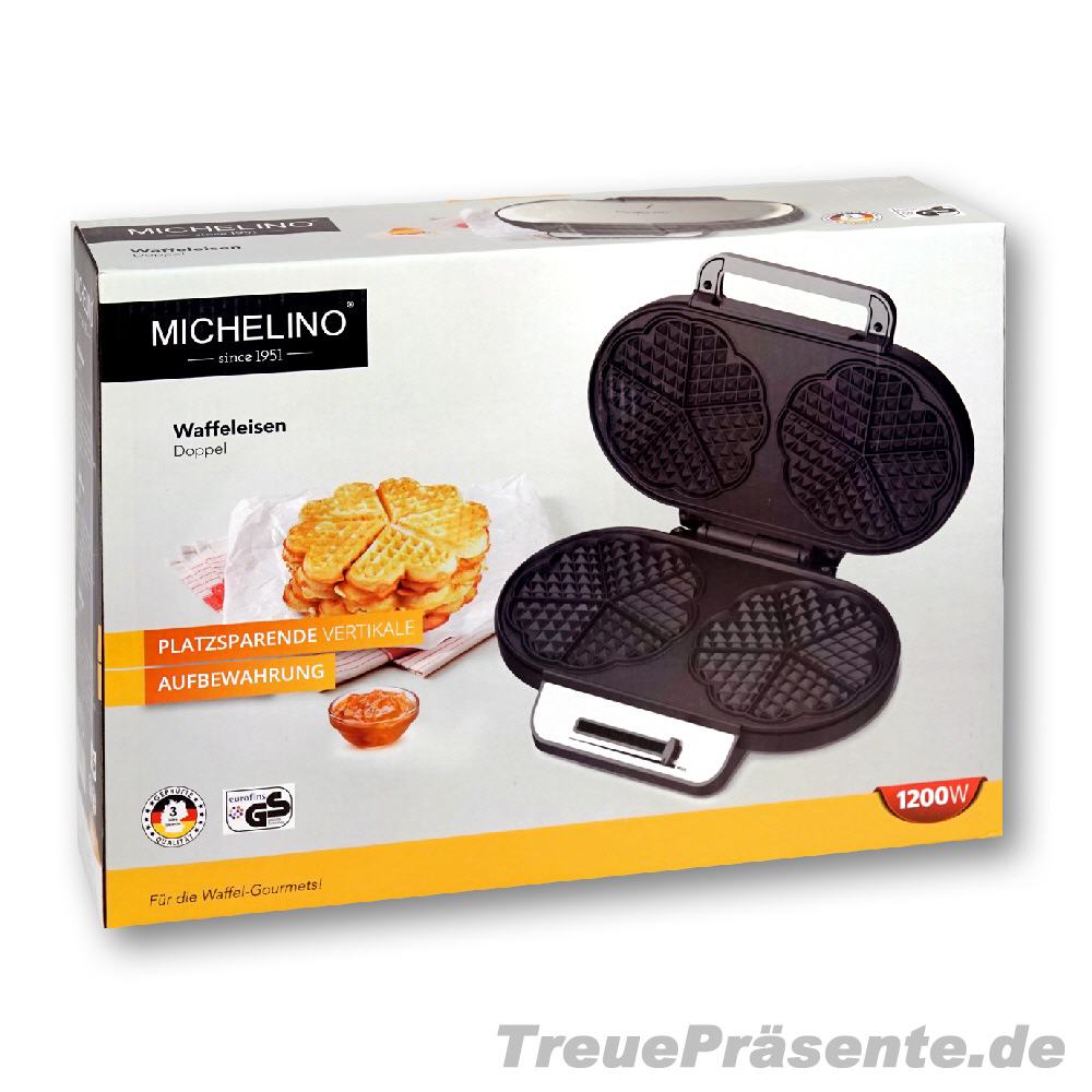 Doppel-Waffeleisen rund