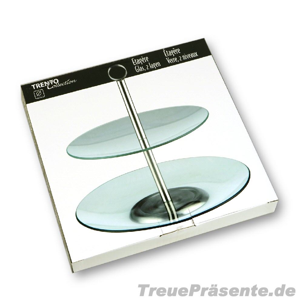 TreuePräsent Glas-Etagere