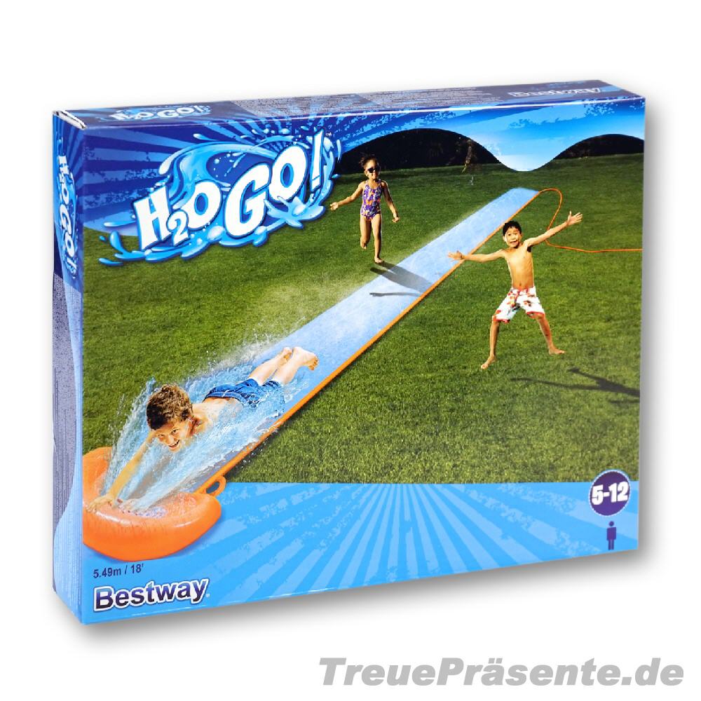 Wasser-Rutschbahn