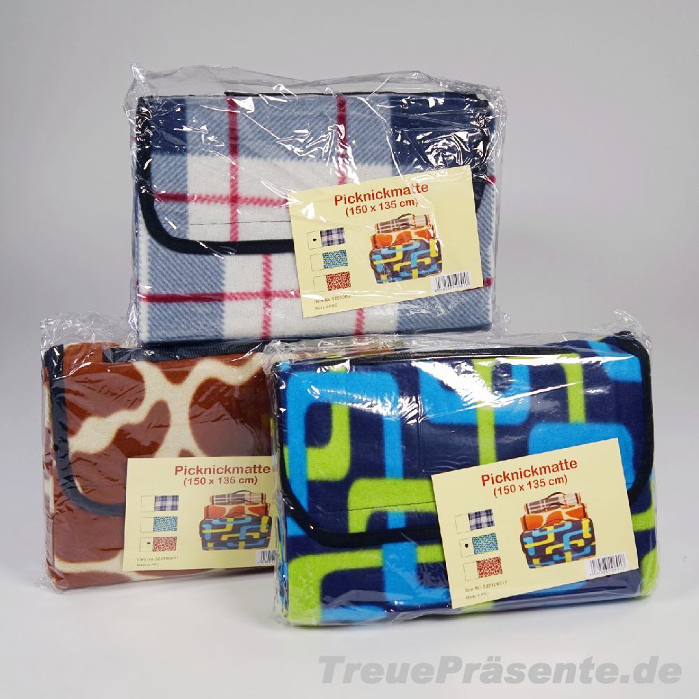Picknickdecke Designs sortiert