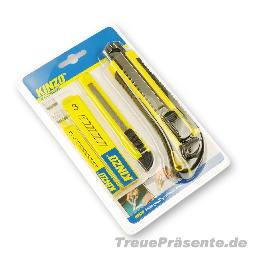 Cuttermesser-Set mit Ersatz-Klingen