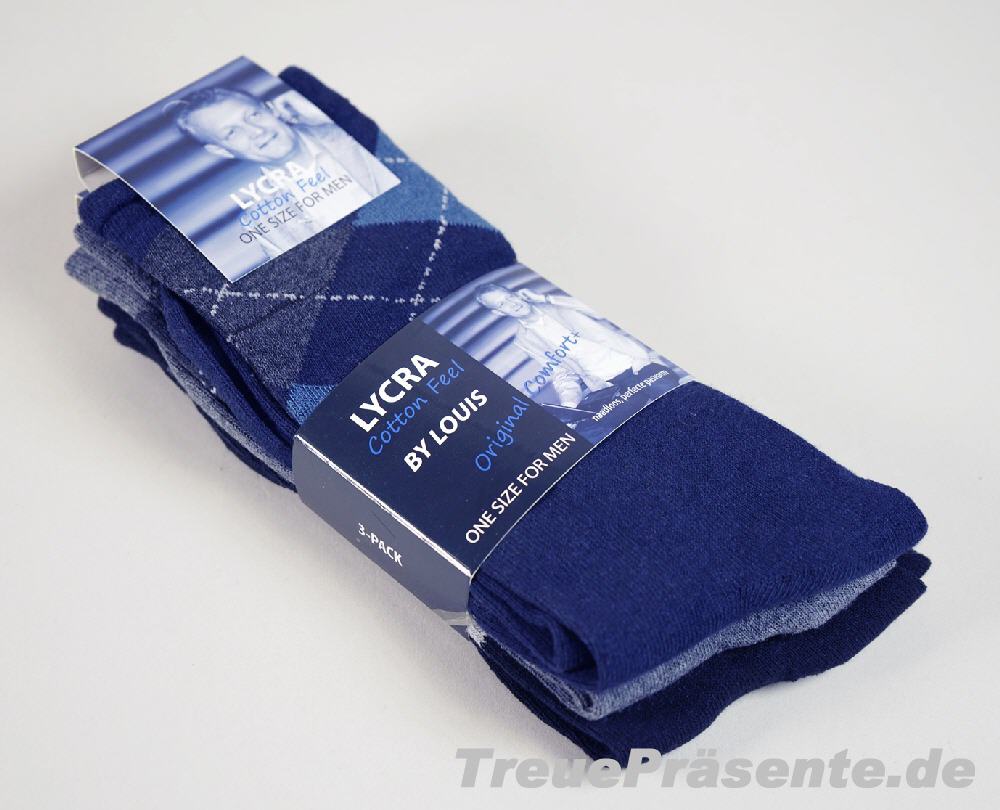 TreuePräsent Herrensocken 3er-Set