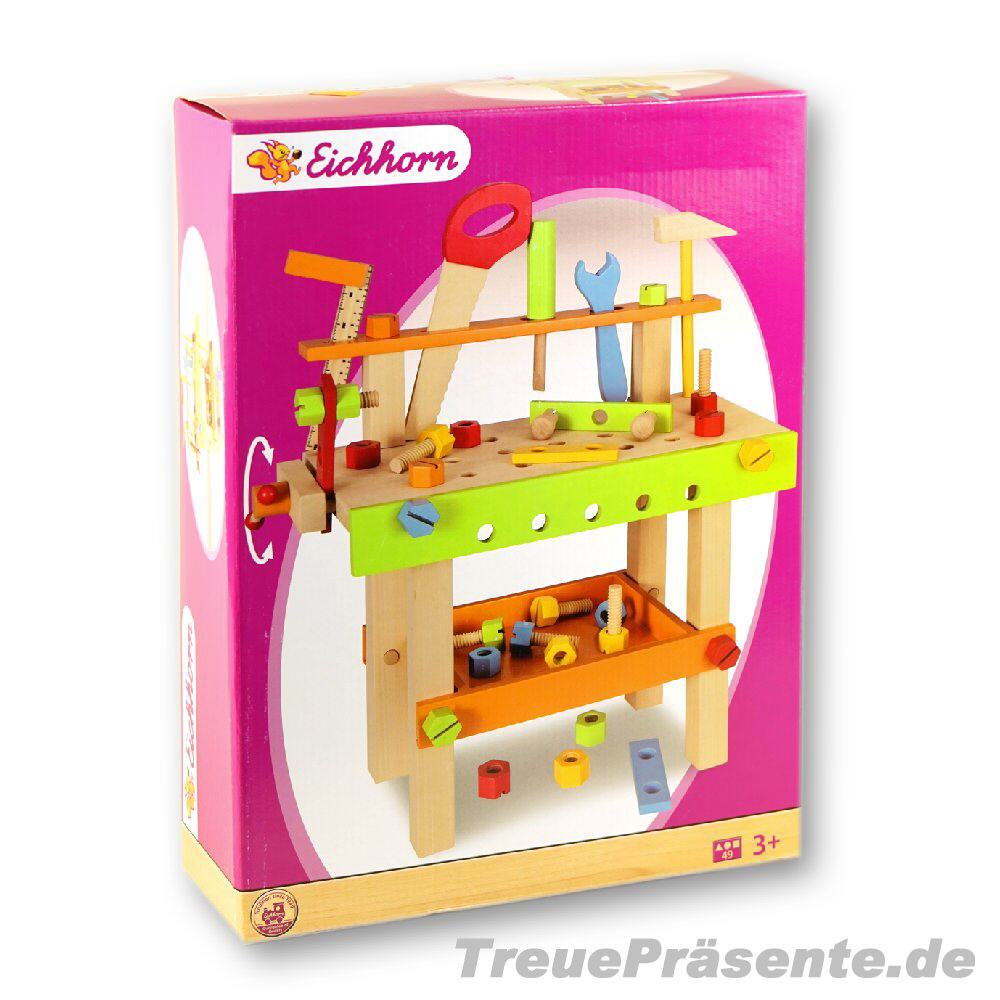 TreuePräsent Holz-Werkbank
