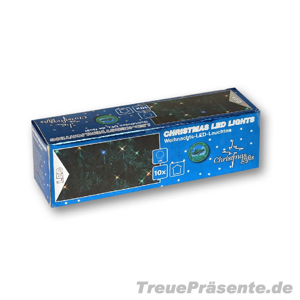 Lichterkette 10 LEDs bunt