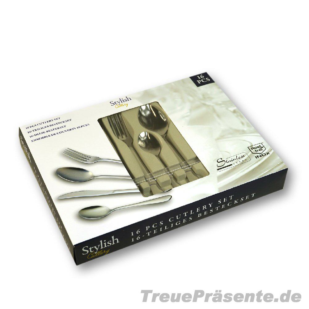 TreuePräsent Besteckset 16-teilig