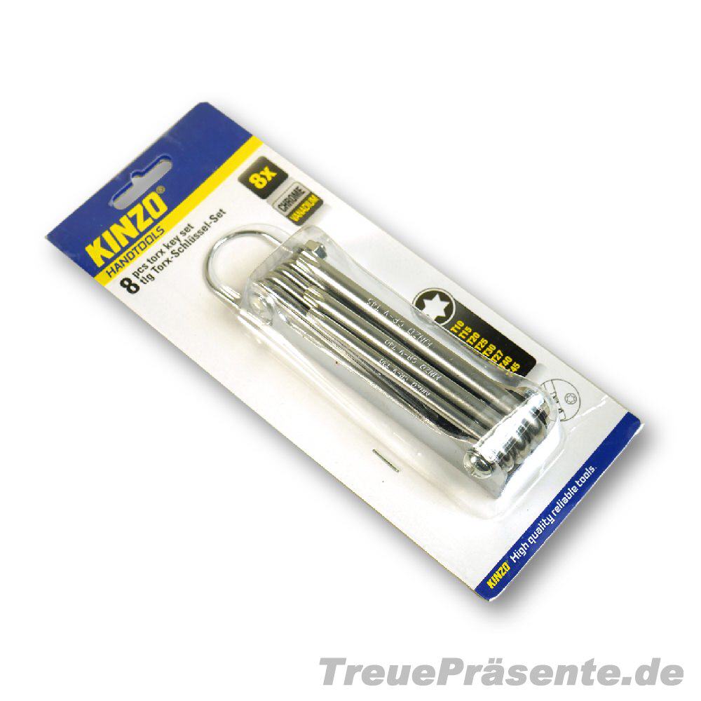 TreuePräsent Torx Schlüssel-Set 8teilig
