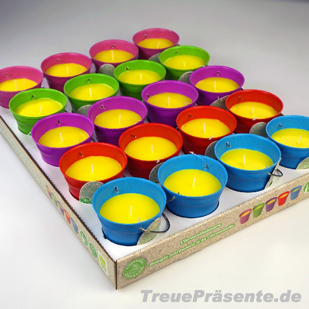 Duftkerzeneimer im Display