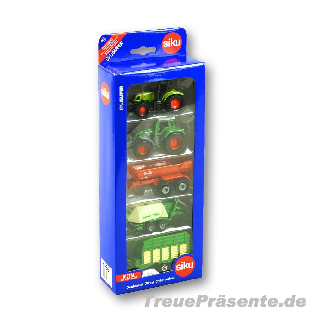TreuePräsent Geschenkset Landwirtschaftsfahrzeuge