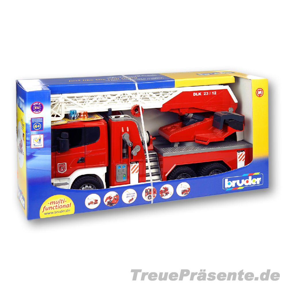 Feuerwehr-Leiterwagen BRUDER