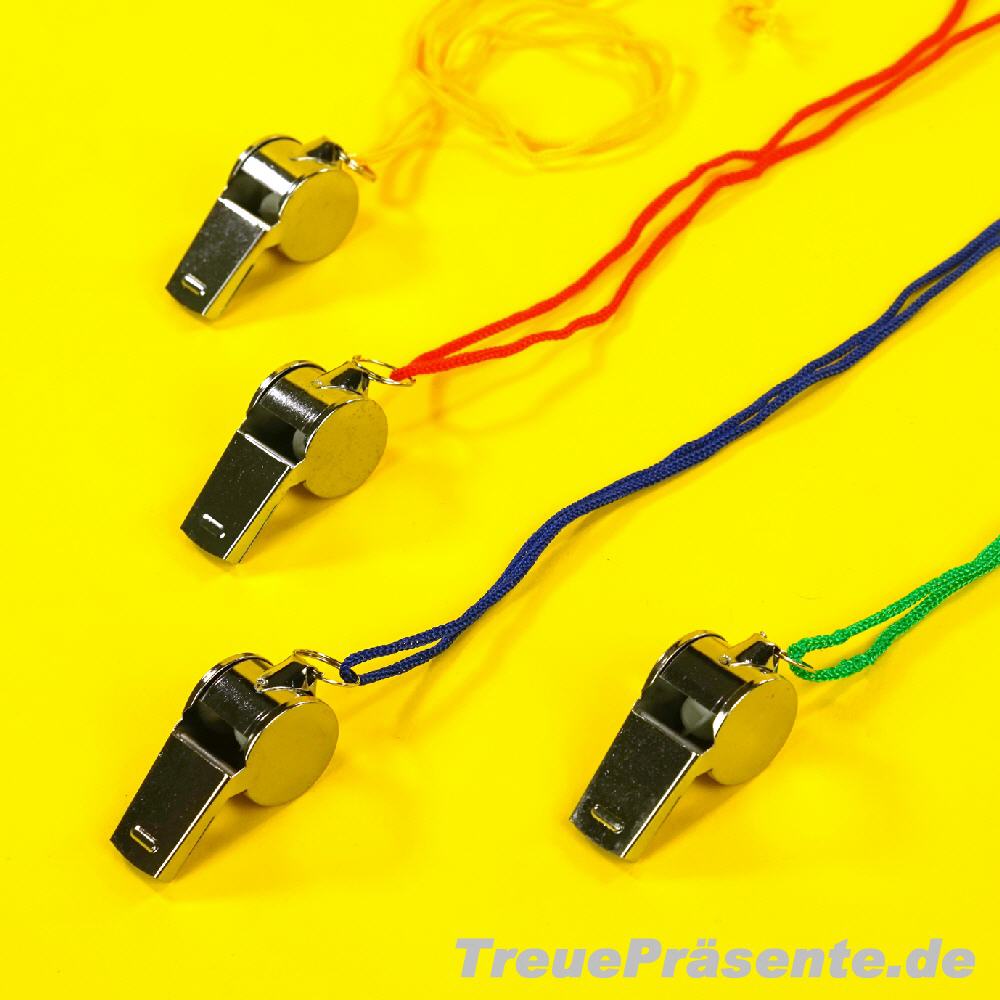 Trillerpfeifen aus Metall