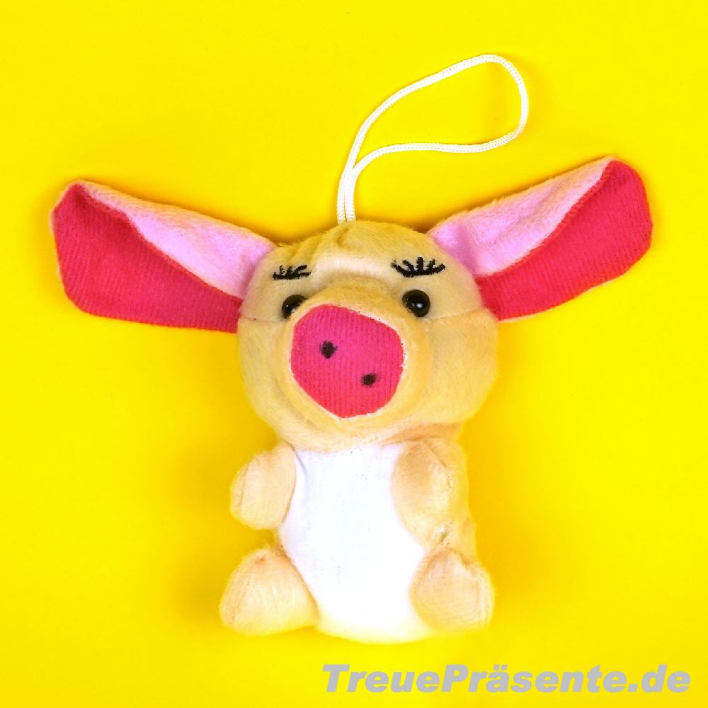 Plüsch-Schwein mit langen Ohren